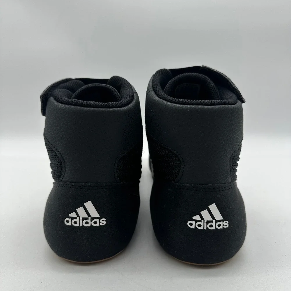 Adidas AQ3325 Mens Size 16 HVC 2 Wrestling MMA Boxing‎ Black White Stripes Shoes